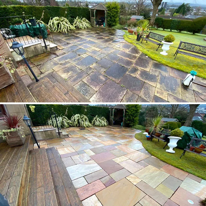 Customers' Patio Area That I Cleaned Recently