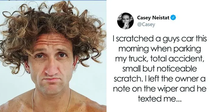 YouTuber Shares A Wholesome Text Exchange He Had With The Person Whose Car He Scratched
