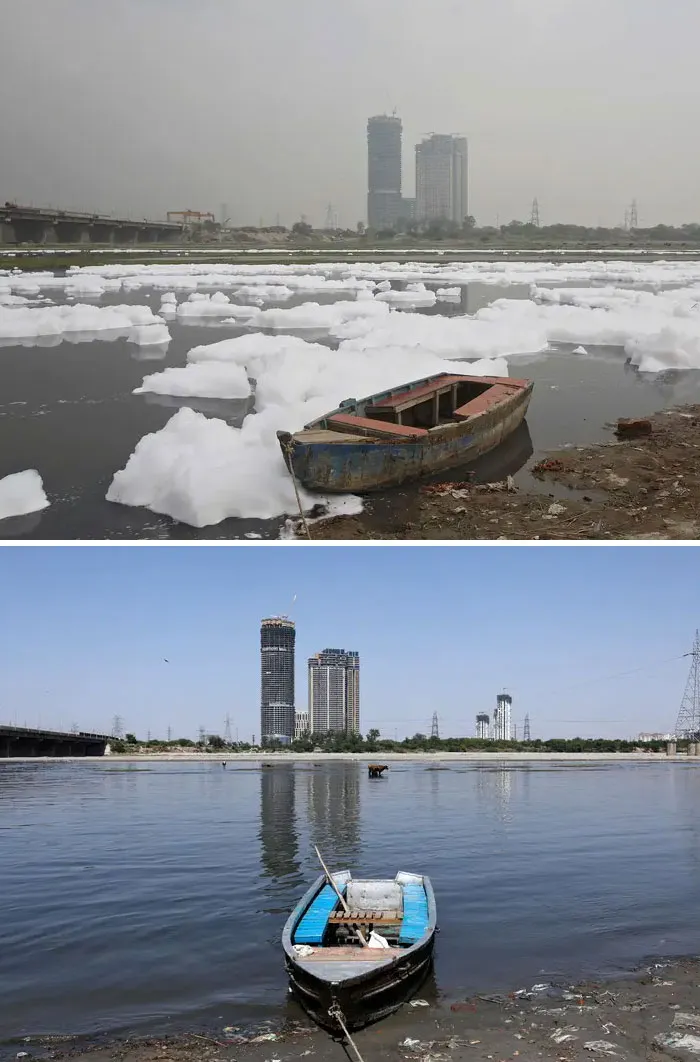 Yamuna River, New Delhi, India