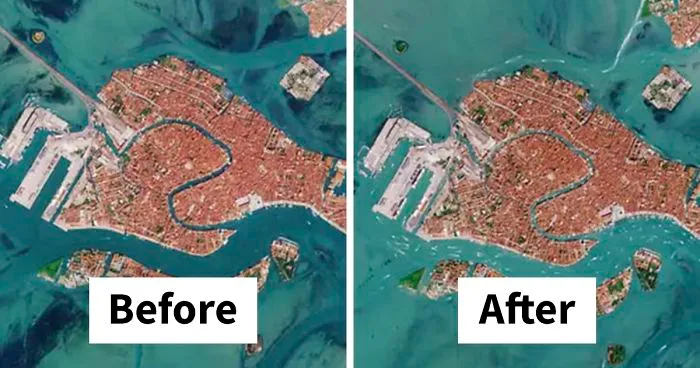 11 Before-And-After Comparisons Show The Positive Effect Of Quarantine And How It's Reducing Pollution