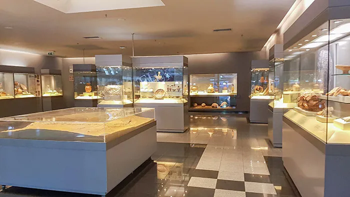 Athens Airport Has An In-House Museum Where Ancient Artifacts, Uncovered During Its Construction, Are Exhibited