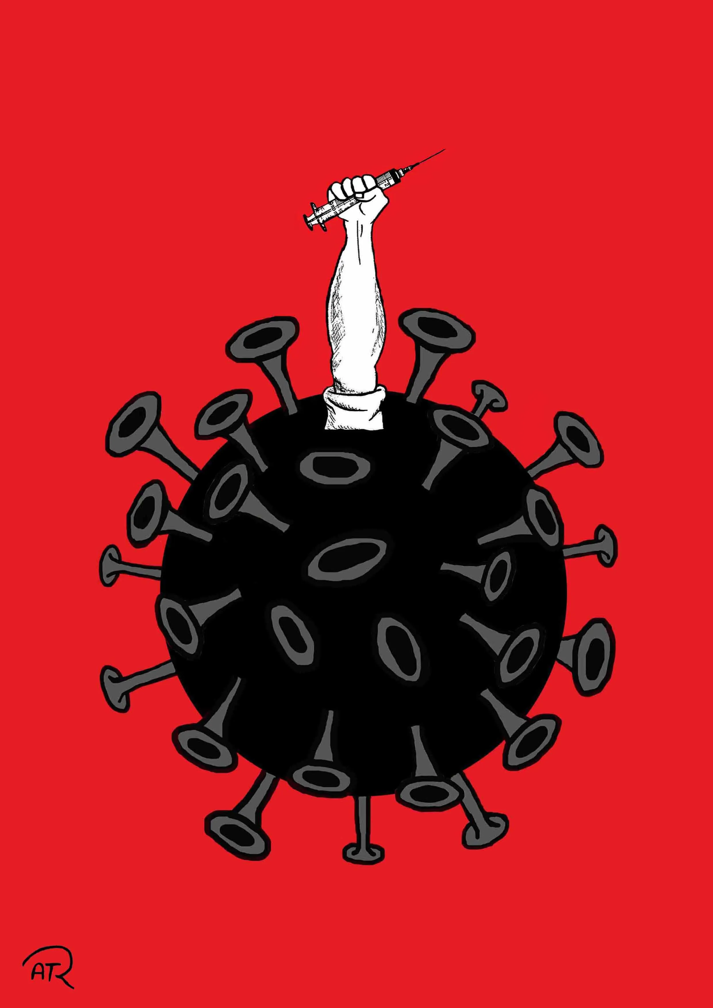 Young Cartoonist Amir Reza Torkaman Rahmani Says About The Mission Of Art In Days Of Coronavirus