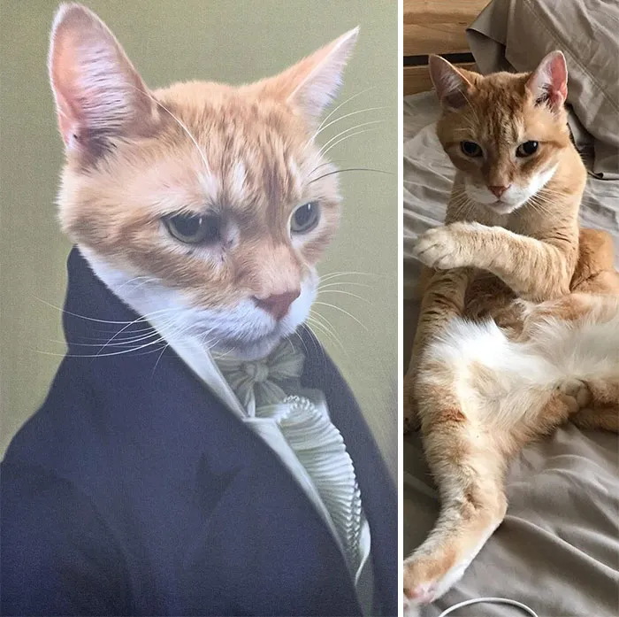 30 Pets With Royal Portraits They Deserve Made By Crown & Paw (New Pics)