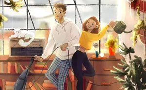 I Draw Illustrations That Show What People Are Doing During Lockdown (15 Pics)