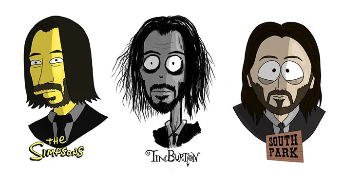 Artist Reimagines Celebrities In Different Recognizable Cartoon Styles And The Result Is Totally Spot On (17 Pics)