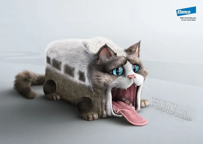 My 51 Favorite Print Ads That Use Cats In A Purrfect Way