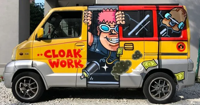 I Decorated Food Trucks With Colorful Graffiti