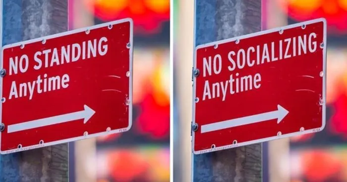 Artist Reimagines 10 Street Signs Inspired By Quarantine