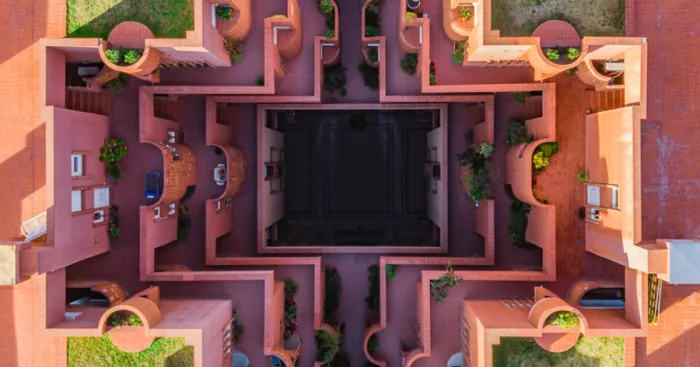 Drone Photography Captures Barcelona's Architectural Symmetry From Above