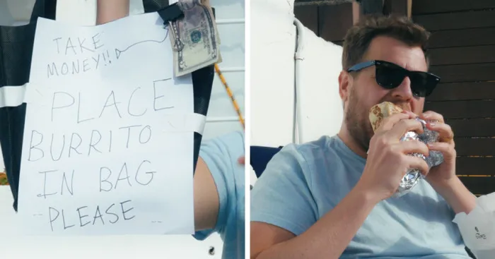 This Guy Used His Drone To Deliver A Burrito To Himself