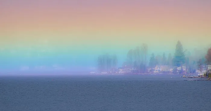 Photograper Captures A Once-In-A-Lifetime Shot Of A 'Horizontal Rainbow' That Filled The Whole Sky