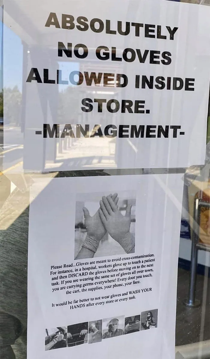 No Gloves