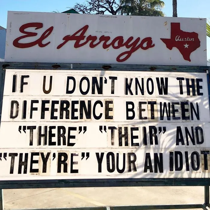 Their, There And They're