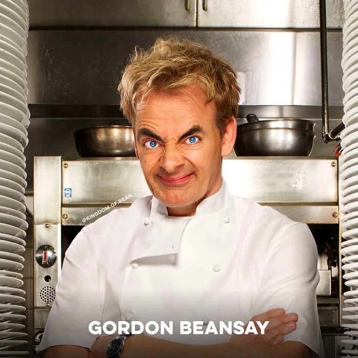 Gordon Ramsay como Mr. Bean