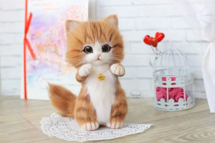 Russian Artist’s Felted Wool Animals Might Stun You With Their Cuteness (67 Pics)