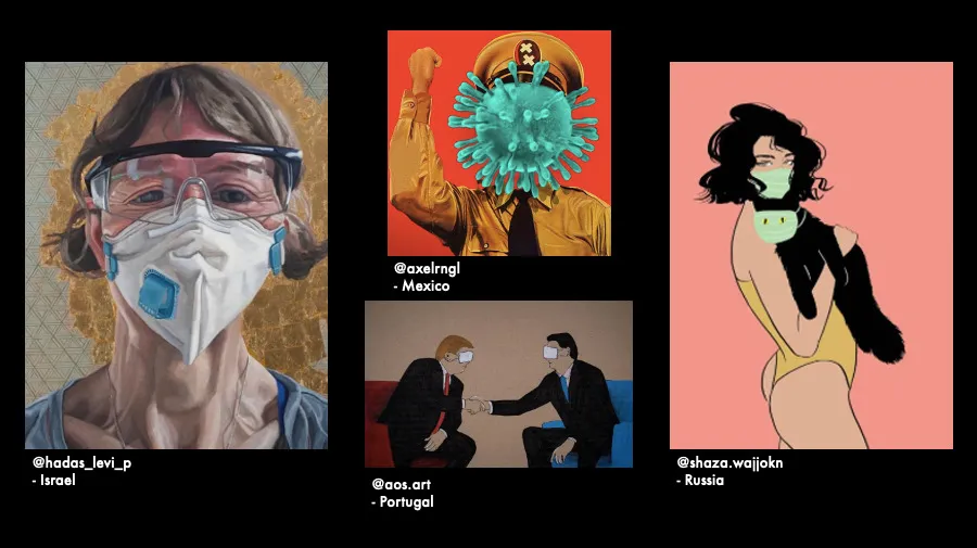 Welcome To The Word’s First Art Exhibition In The Age Of Covid-19