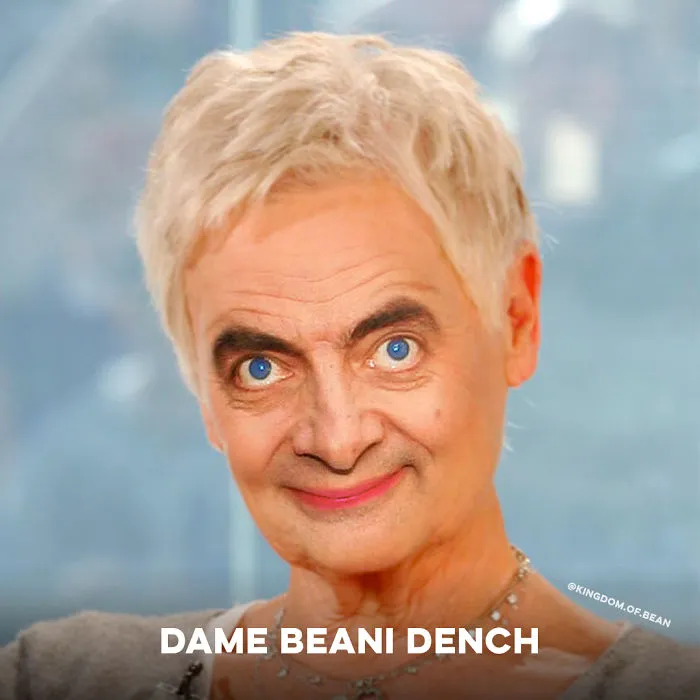 Judi Dench como  Mr. Bean