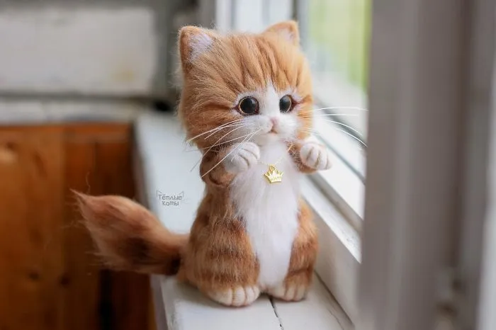 Russian Artist’s Felted Wool Animals Might Stun You With Their Cuteness (67 Pics)