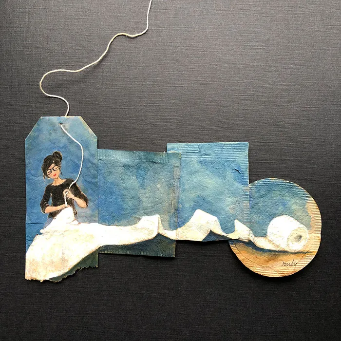 I Create One Art Piece A Day During Quarantine Using Recycled Materials (14 Pics)