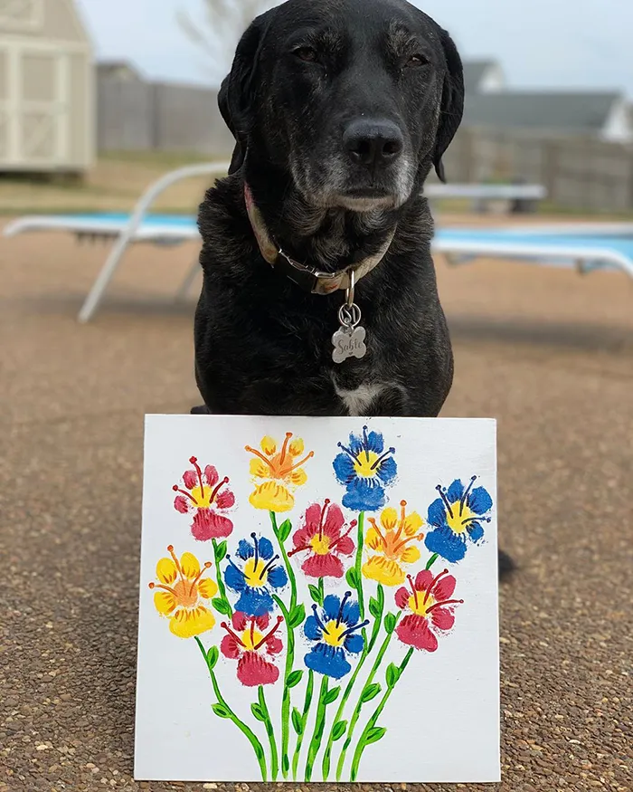 30 Adorable Works Of Art Made By Even More Adorable Pawcassos