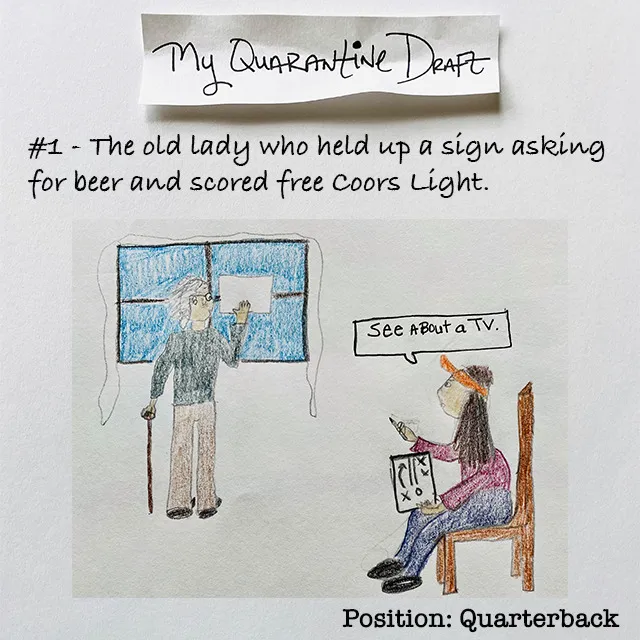 My Quarantine Draft - A Cartoon