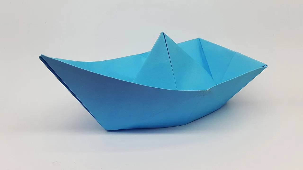 Origami Boat | How To Make A Paper Boat | Origami Step By Step Tutorial