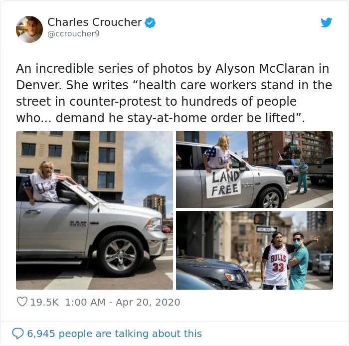 16 Not The Brightest People Who Are Against The Quarantine Holding Some 'Interesting' Signs