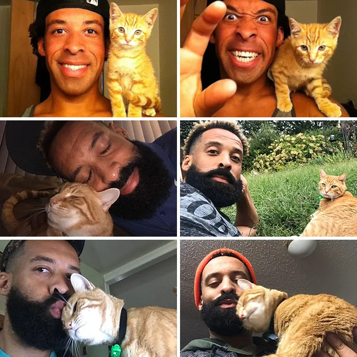 This Is Leo And We’ve Been Besties Since 2012. He Was Born Under My Stairs, And I Rescued Him. We Love Each Other Very Much