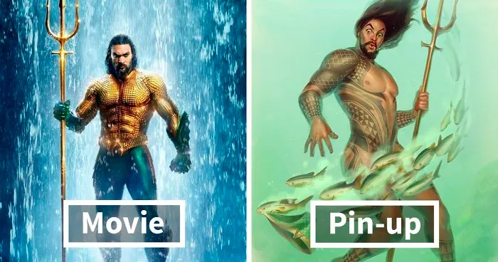 Artist Draws Male Superheroes As Pin-Up Models And The Prints Are Selling Out Fast