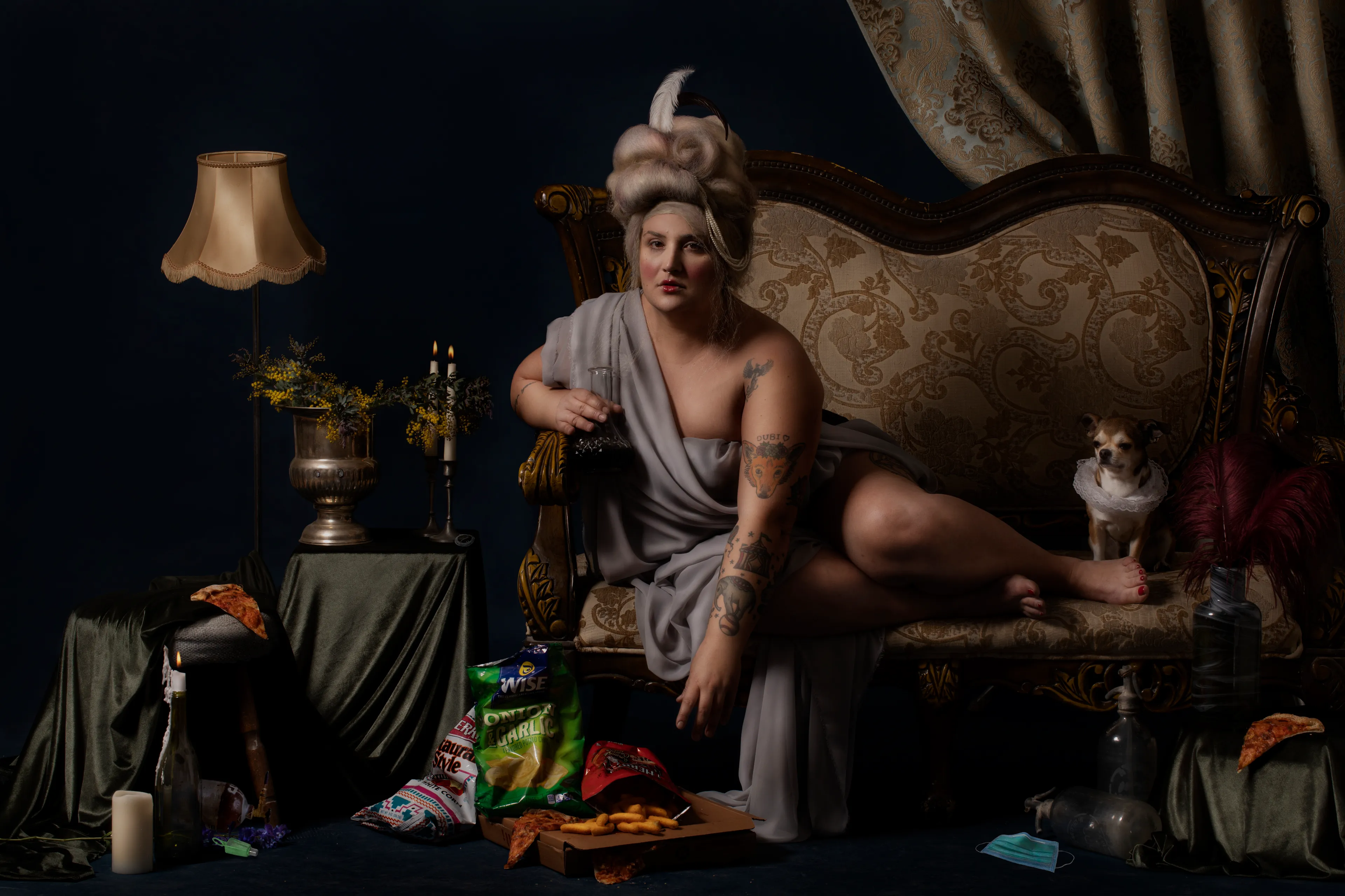 We Imagined What Quarantine Could Look Like In The 1800's And Photographed Modern Victorian Paintings To Portray It.