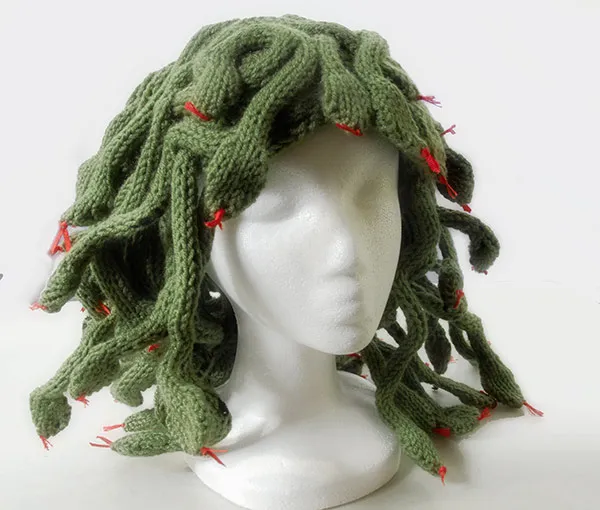 Knit This Medusa Headpiece And Easily Turn Enemies To Stone – Free Pattern