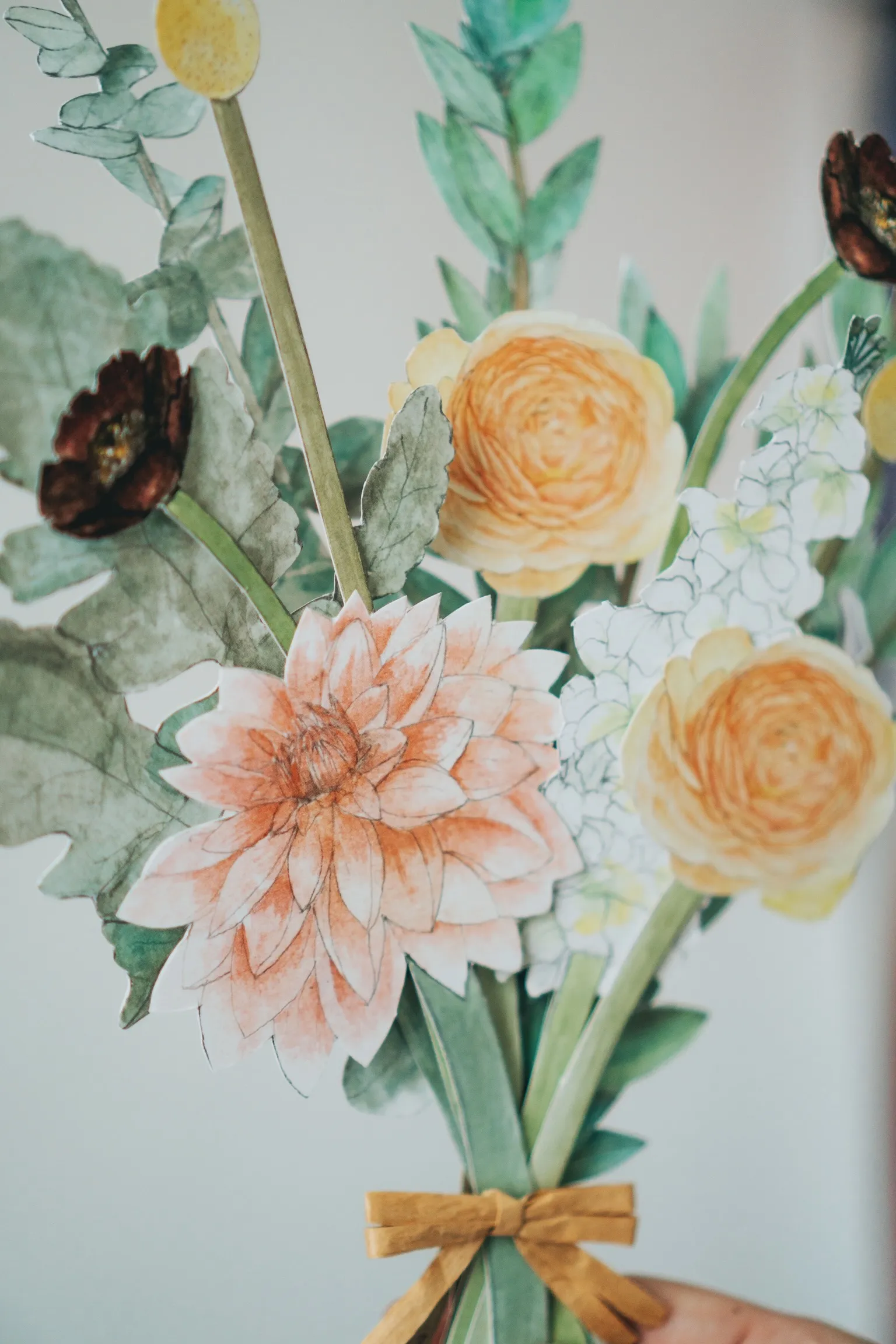 Artist Creates Unique Paper Bouquets