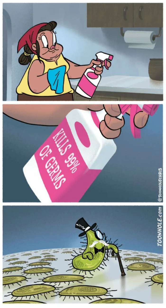 Kills 99% Of Germs