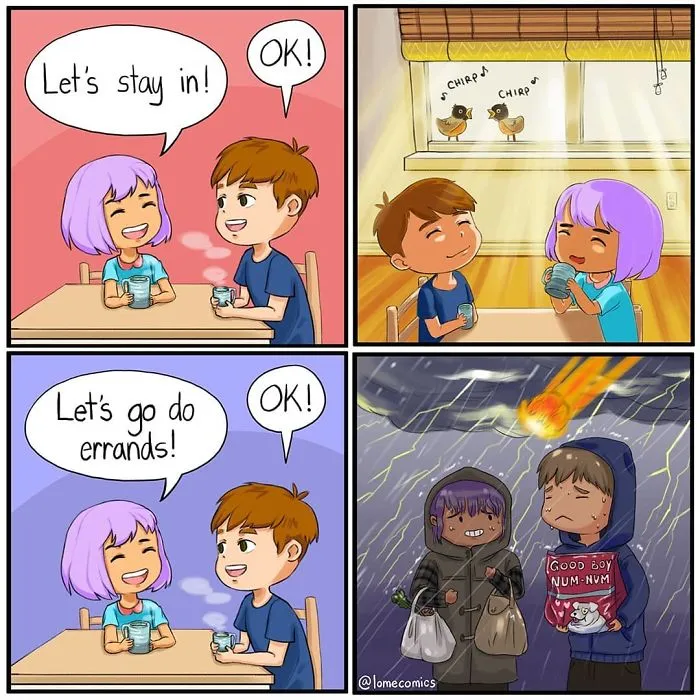 40 Relatable Slice-Of-Life Comics By Lome