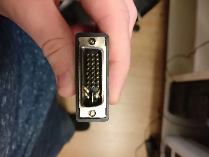 "It Didn't Plug In, So I Bent The Pins To Make It Fit"