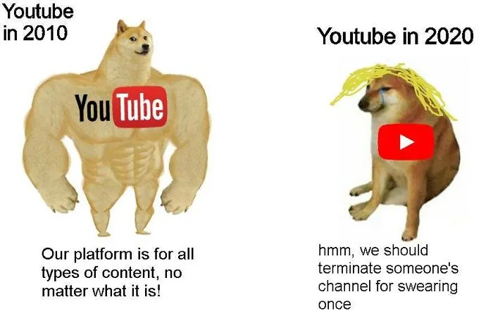 30 Of The Most Savage Yet Somewhat Accurate 'Then Vs. Now' Doge Memes