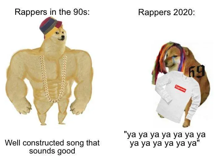 30 Of The Most Savage Yet Somewhat Accurate 'Then Vs. Now' Doge Memes