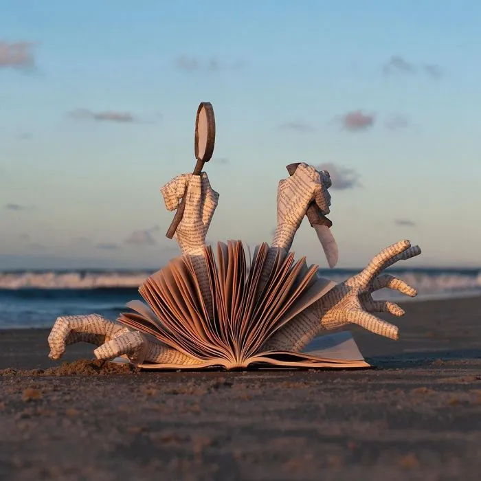 Artist Illustrates The Stories Of Books With Beautifully Crafted Figures (23 Pics)
