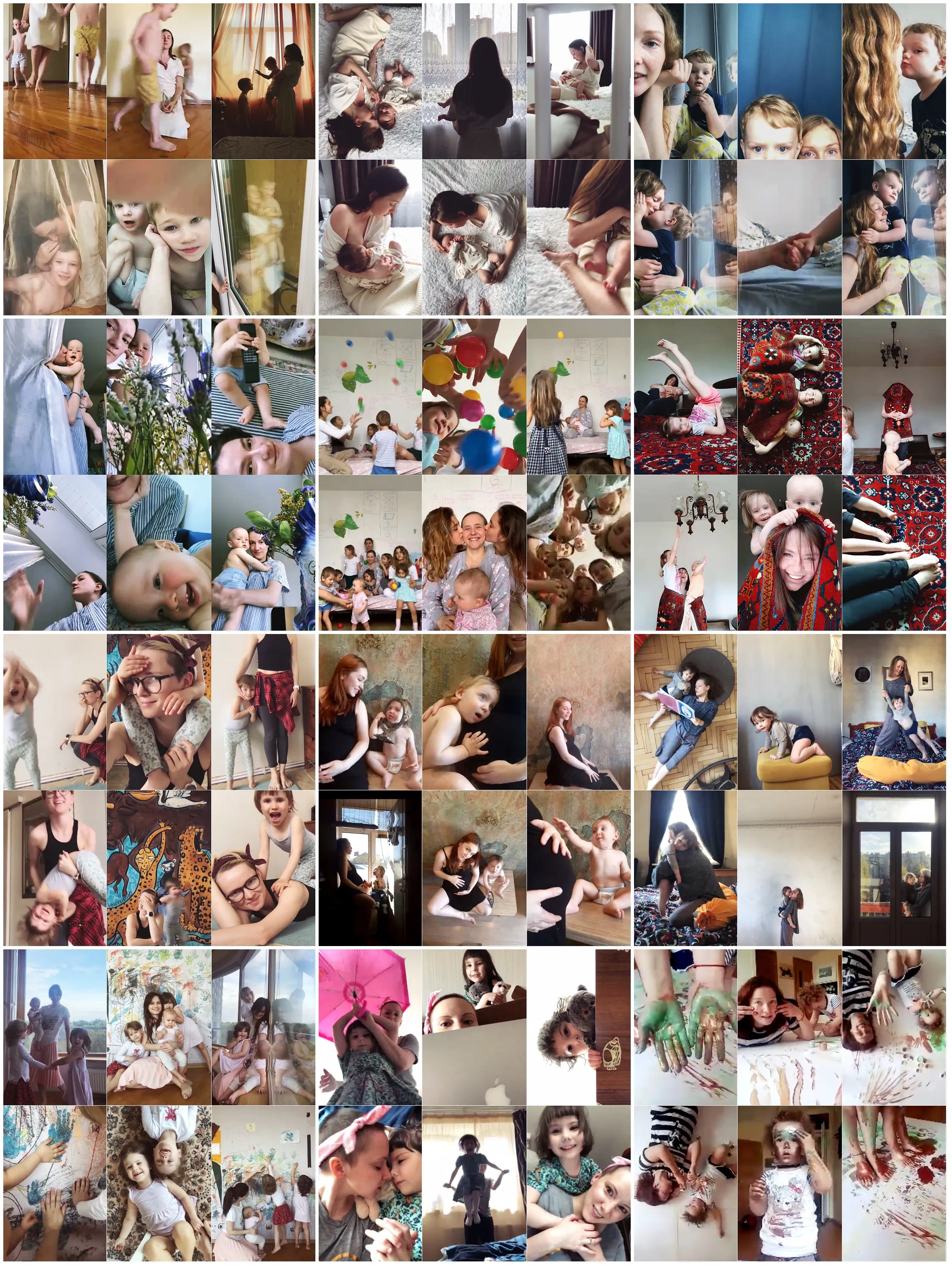 72 Photos Of Mother`s Love During Self-Isolation
