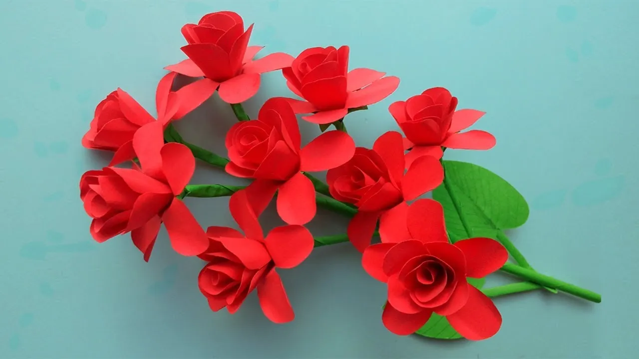 Paper Flower Making Turorial