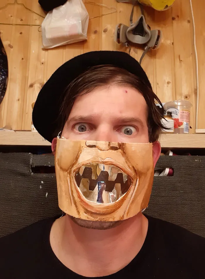 This Artist Keeps Himself And Others Entertained By Creating Unconventional Face Masks (37 Pics)