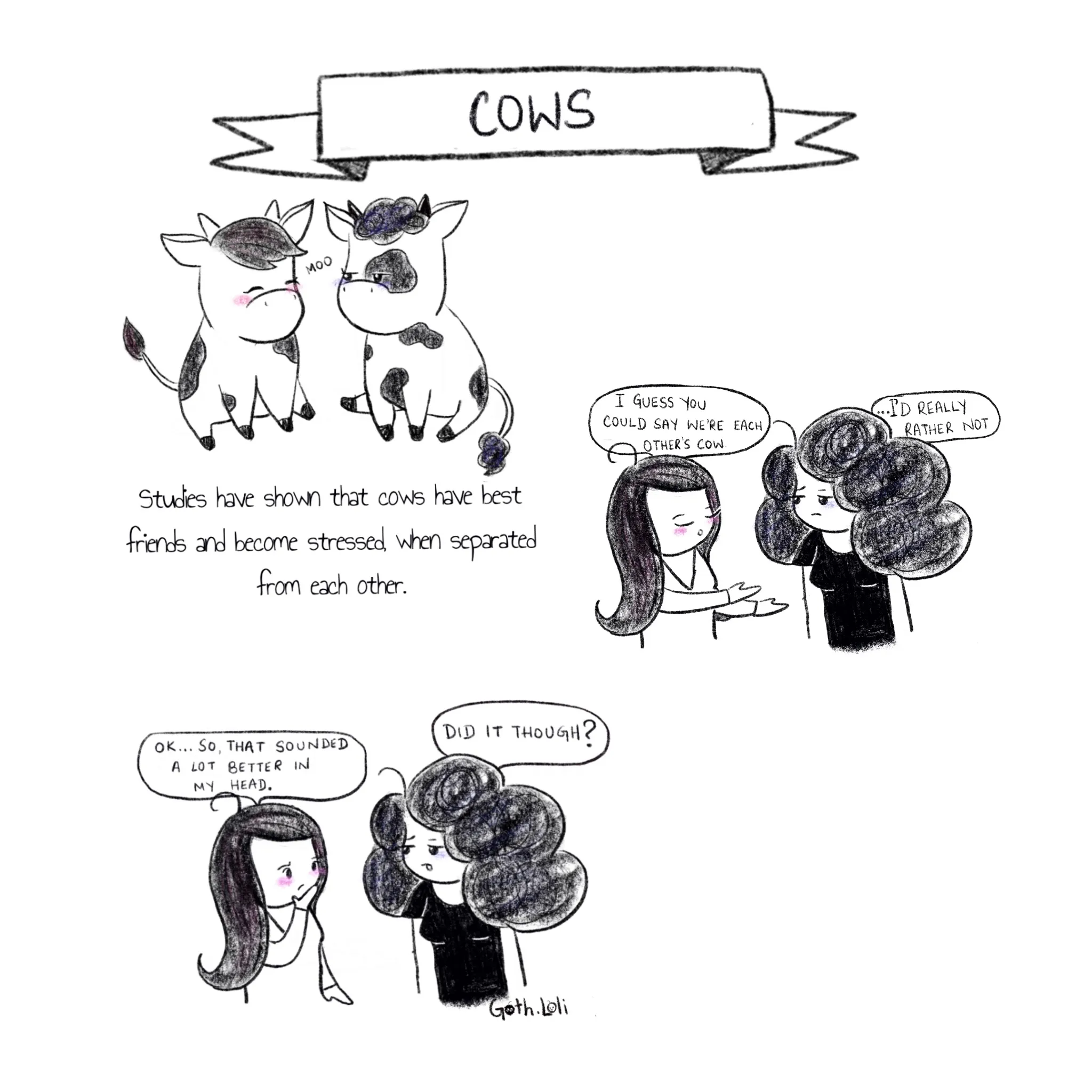 I Am A Digital Artist And I Create Illustrations (Loosely) Based On Two Friends And Their Lives.