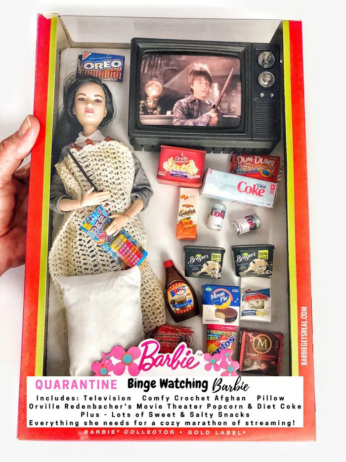Quarantine Binge Watching Barbie