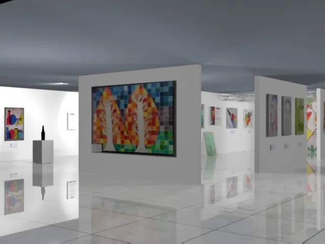 A Virtual Gallery For My Student's Work