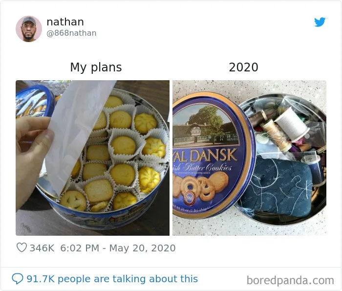 People Make Hilarious "My Plans vs. 2020" Memes And Here Are 30 Of Them