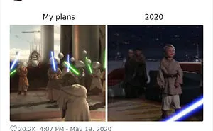 People Make Hilarious "My Plans vs. 2020" Memes And Here Are 30 Of Them