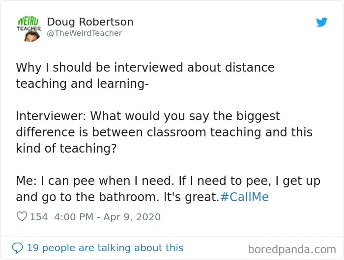 44 Of The Best Tweets From Teachers Working During The Quarantine