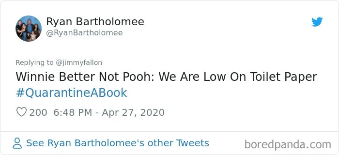 30 People Hilariously Respond To Jimmy Fallon’s ‘Quarantine A Book’ Challenge