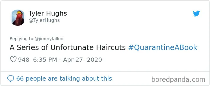 30 People Hilariously Respond To Jimmy Fallon’s ‘Quarantine A Book’ Challenge