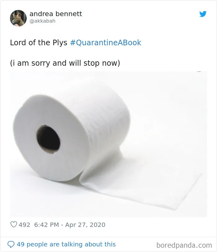 30 People Hilariously Respond To Jimmy Fallon’s ‘Quarantine A Book’ Challenge